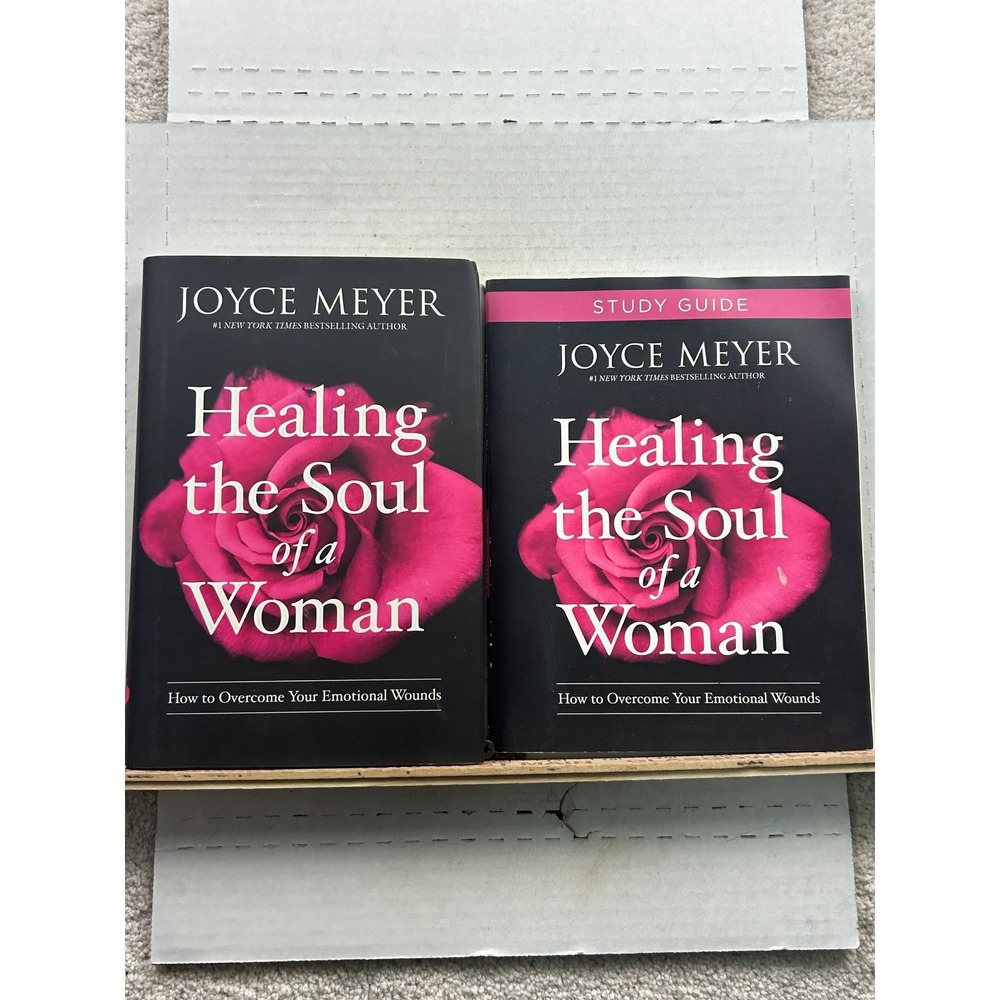 Healing Soul of a Woman Joyce Meyer 2018 1st Ed Hardcover + Study Guide